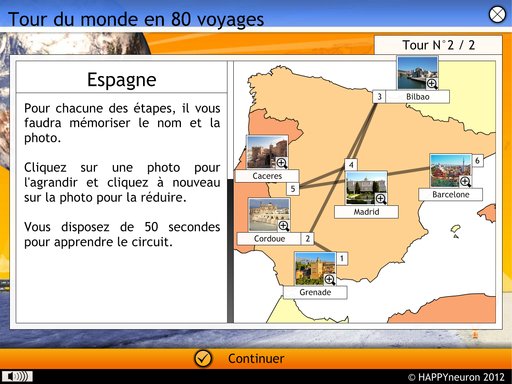 Capture d'écran : Le tour du monde en 80 voyages