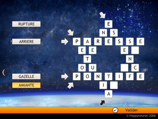 Capture d'écran : Ecrire dans les étoiles