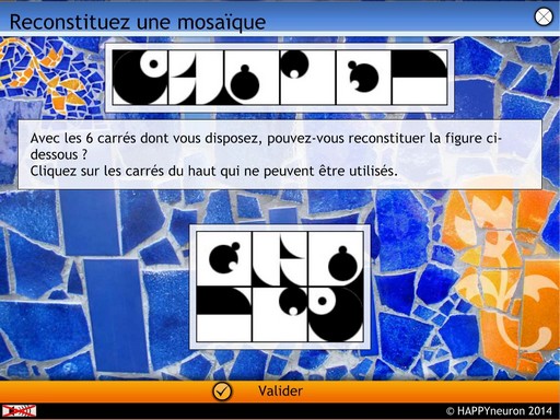 Capture d'écran : Reconstituez une mosaïque