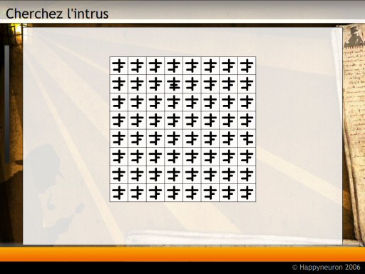 Capture d'écran : Cherchez l'intrus
