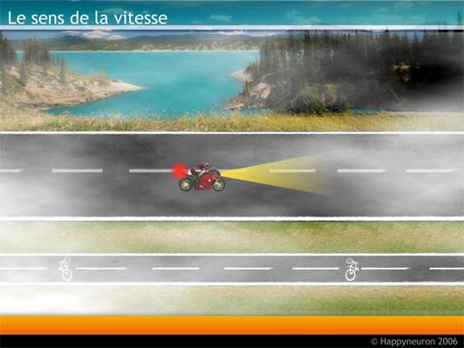 Capture d'écran : Le sens de la vitesse