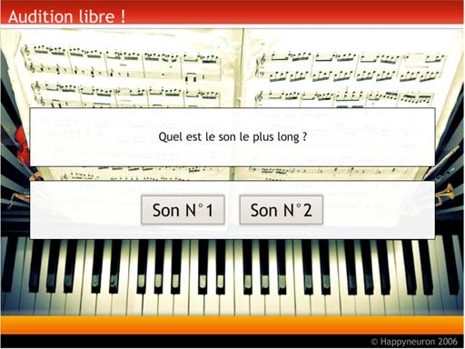 Capture d'écran : Audition libre !
